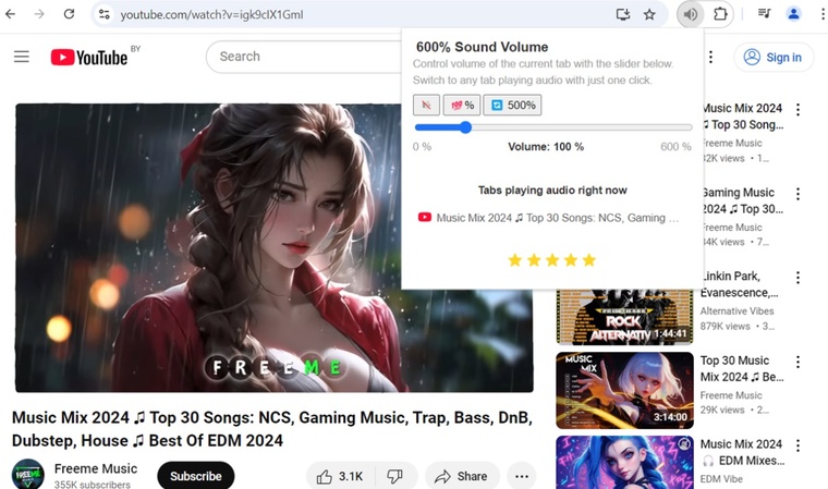 600 percent sound volume booster
