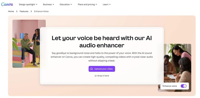 canva ai audio enhancer