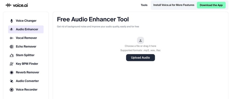 voice ai audio enhancer