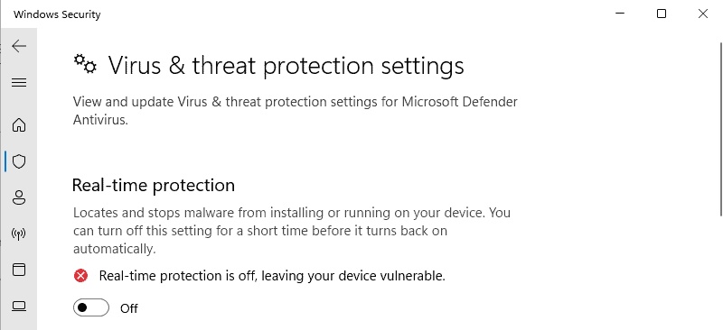 disable antivirus during 7zip extraction