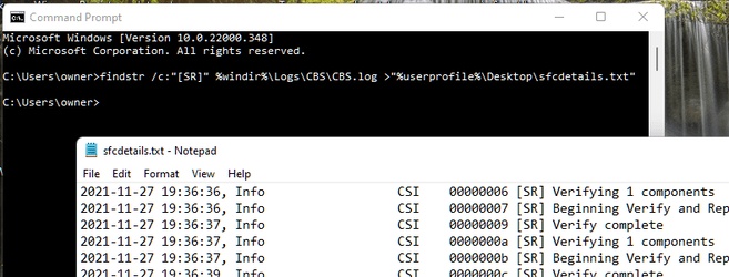 fix windows resource protection corrupt files sfc log