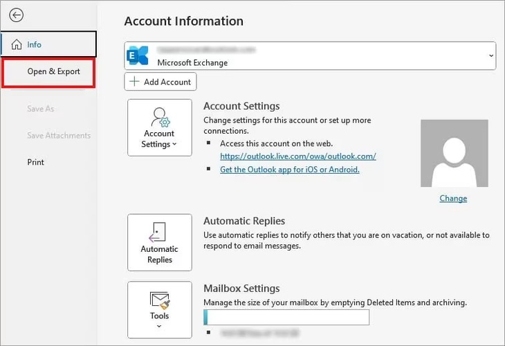 how to open an outlook pst file