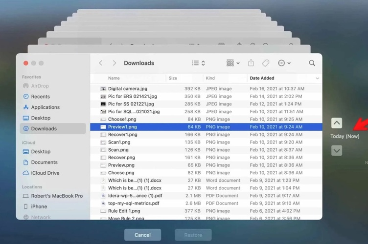 mac ssd data recovery from time machine