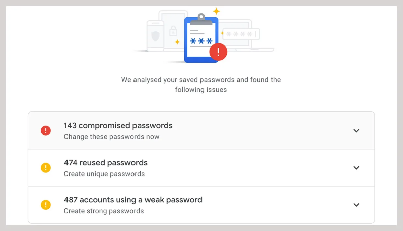 password manager security check