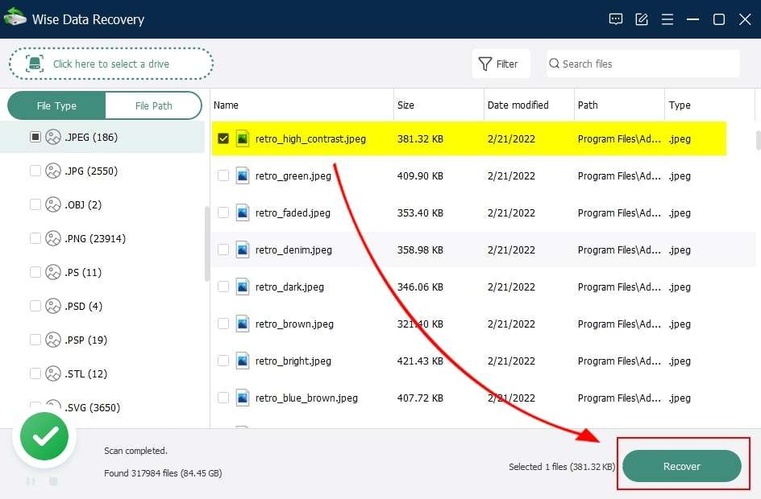 wise data recovery for sandisk