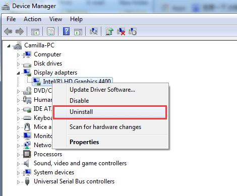 Uninstall selected folder