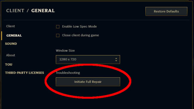 league repair tool fix we have detected a problem with your installation with league repair tool