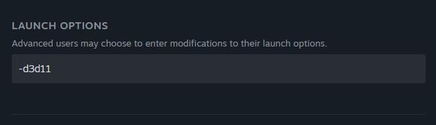 launch the finals using directx11