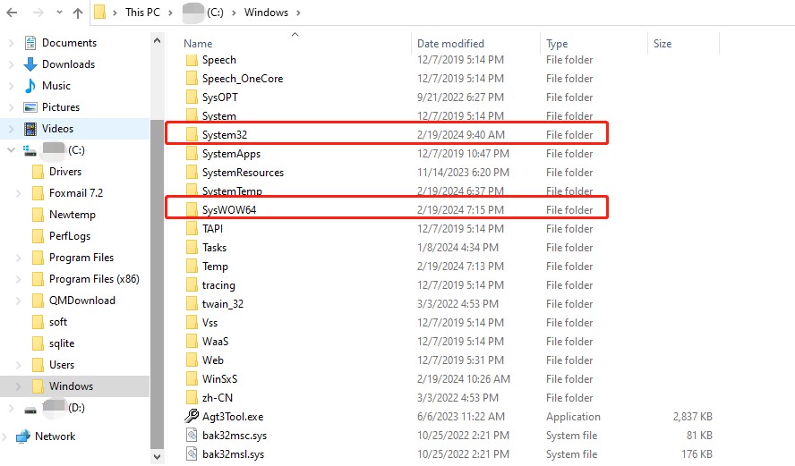 patse logilda dll file into the directory of windows system