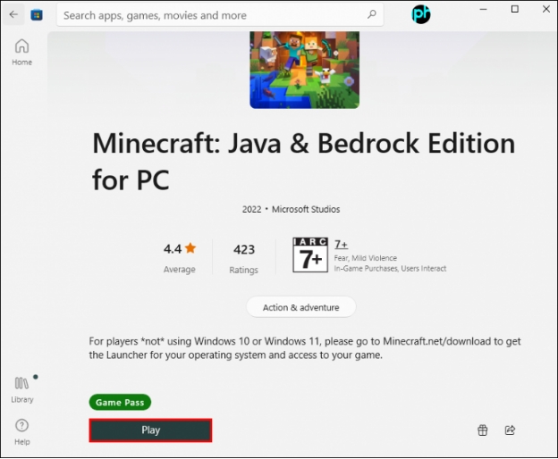 réinstaller minecraft