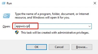 reinstall program from windows