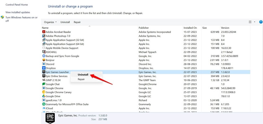 corrigir o epic games launcher que não abre
