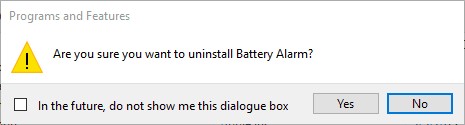 uninstall program from windows