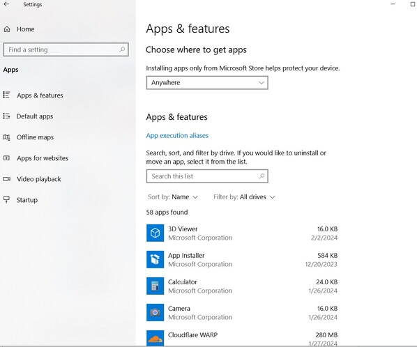 uninstall visual c++ redistributable package-step 1
