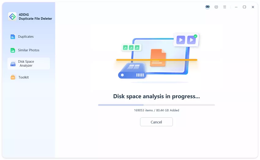 analyzing disk space