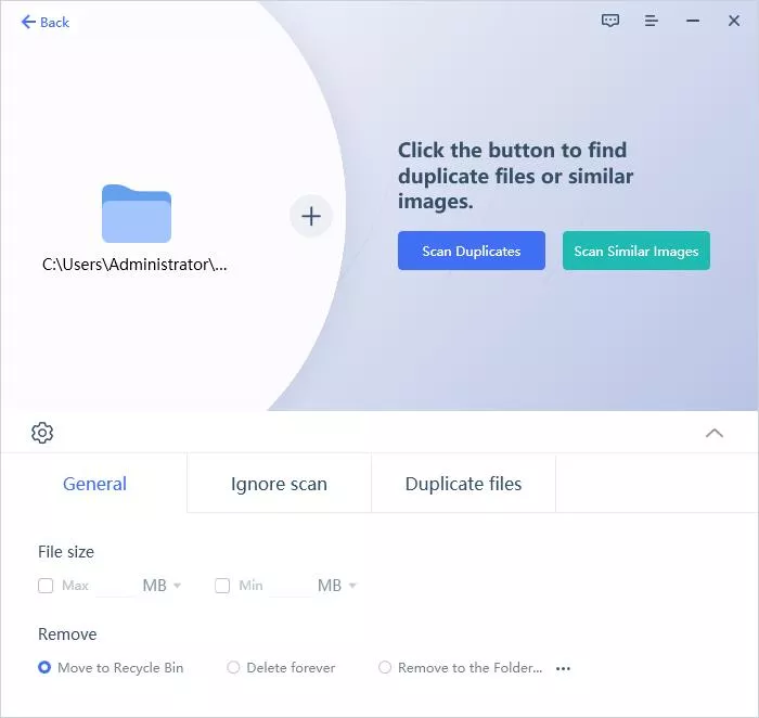 общие настройки
