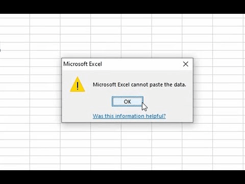 Fixed]12 Ways to Fix Microsoft Excel Cannot Paste the Data Error
