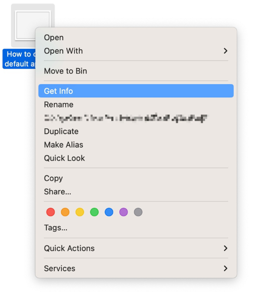 change the default app for md files mac