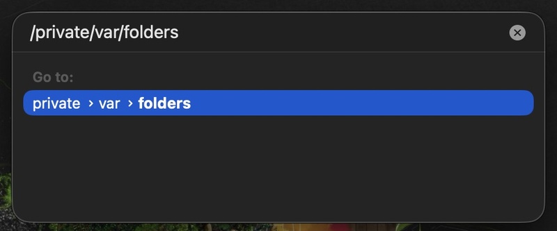 check temp folder on mac