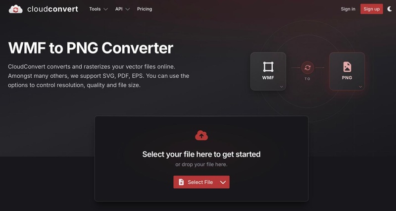convert wmf file before opening it