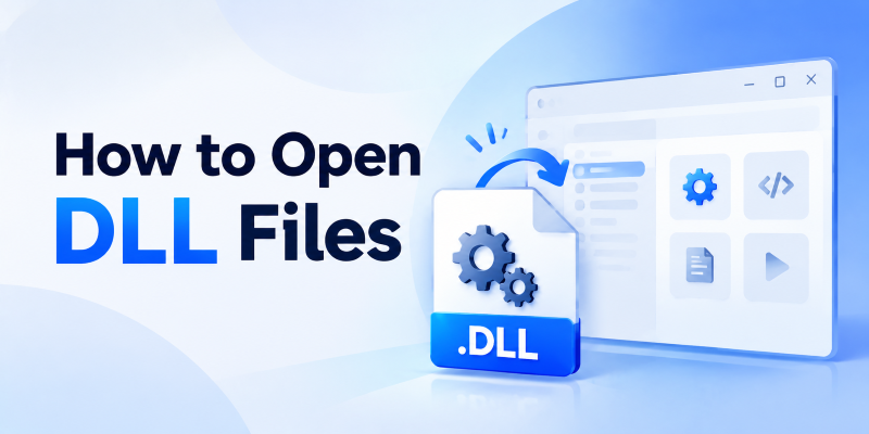[3 Easy Methods] How to Open DLL Files on Windows 10/11