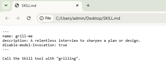 open an md file in browser
