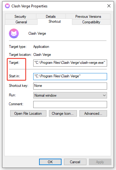 view lnk file properties
