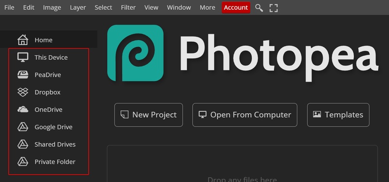 view orf files with photopea