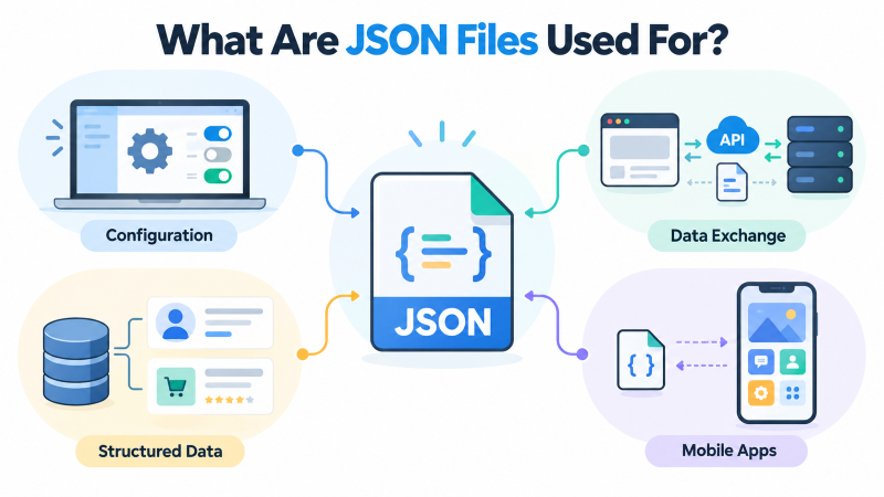 what are json files used for