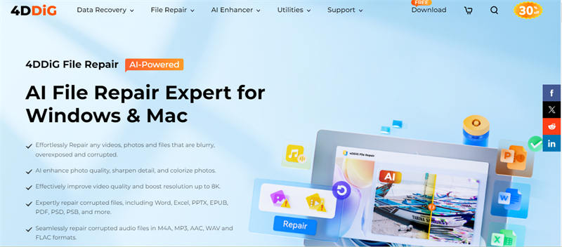 4ddig file repair
