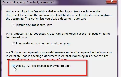 display pdf documents in the web browser on adobe acrobat