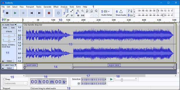 audio restoration software-audacity