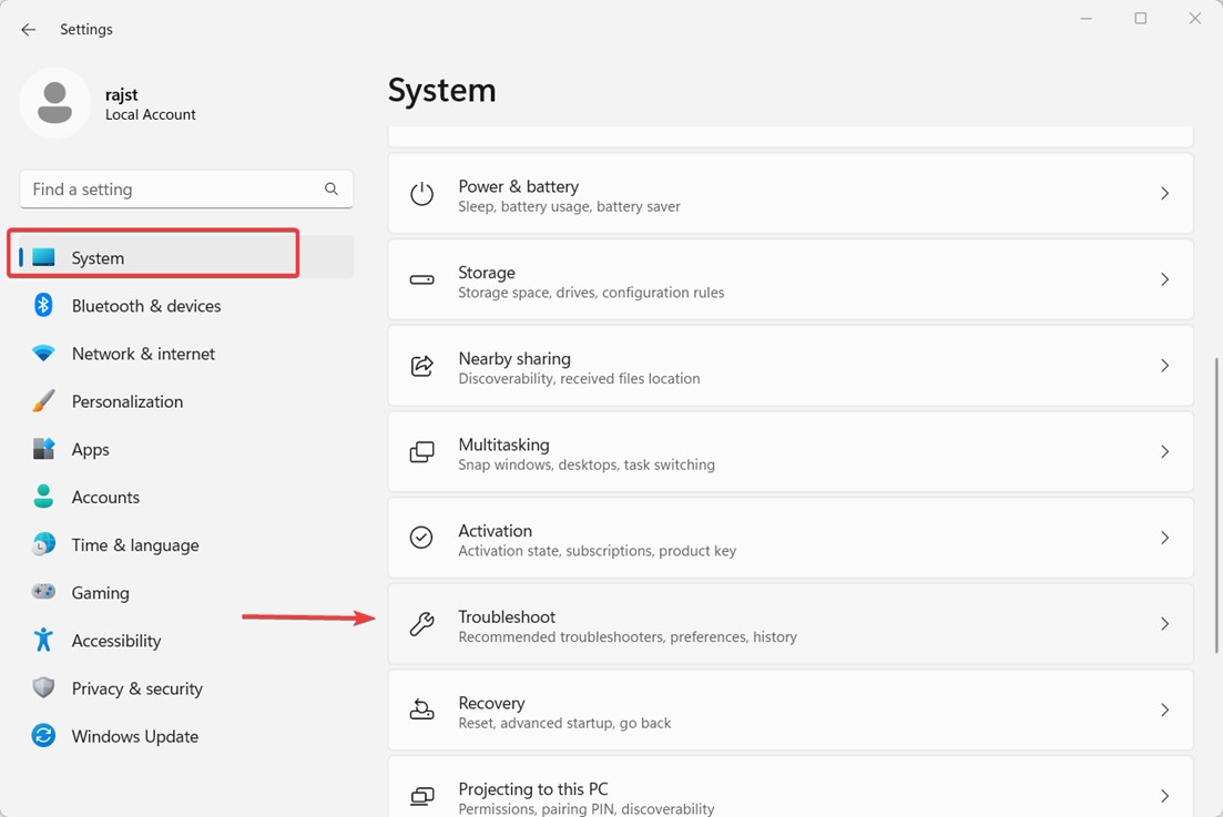 run playing audio troubleshooter to fix 0xc00d36b4 error-1