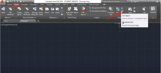 autocad ole object