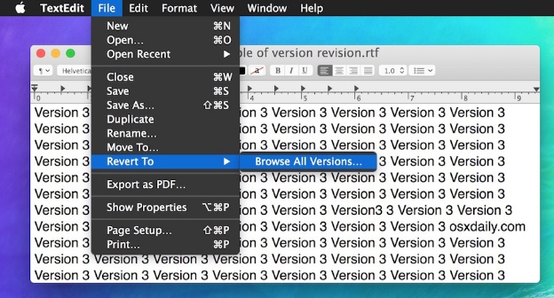 browse all versions mac