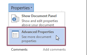 advanced properties of locked word