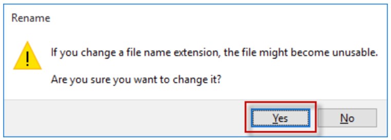 change excel file extension to fix excel file not opening-2