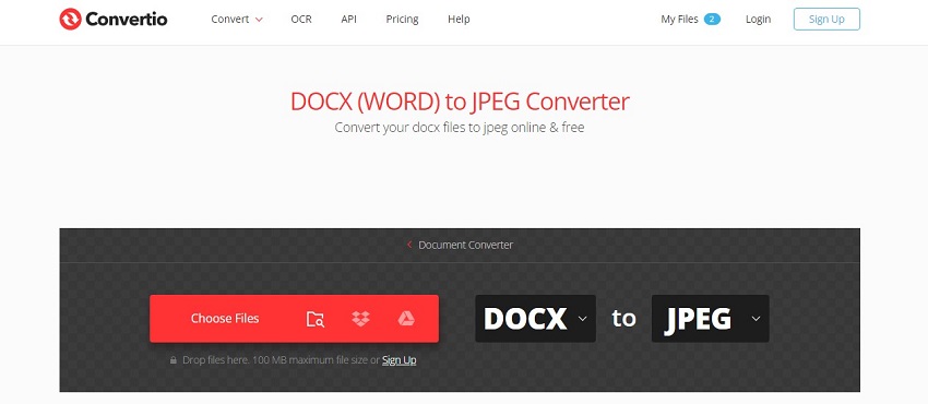 convert word docoument to jpeg online