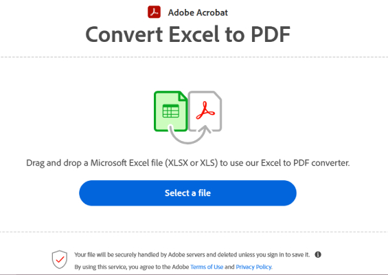 converter arquivo do excel em pdf