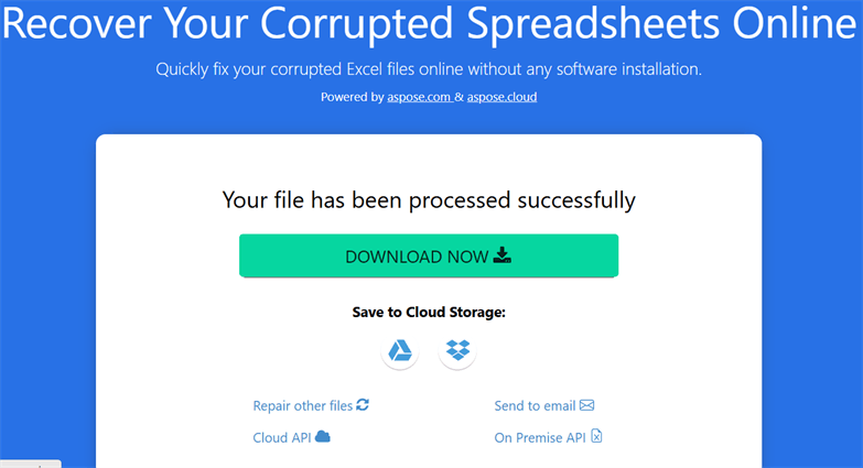 descargar archivo de Excel
