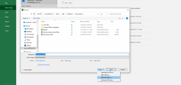 habilitar recomendado somente leitura para tornar um arquivo do excel somente leitura-2