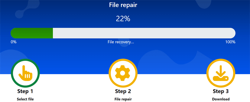 reparación de archivos Excel