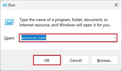 Word-Dokument im abgesicherten Modus öffnen