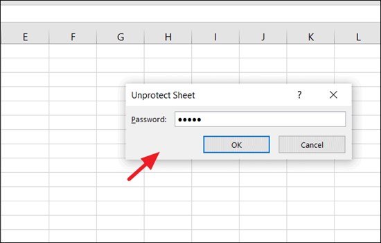how to unprotect excel sheet with password-2