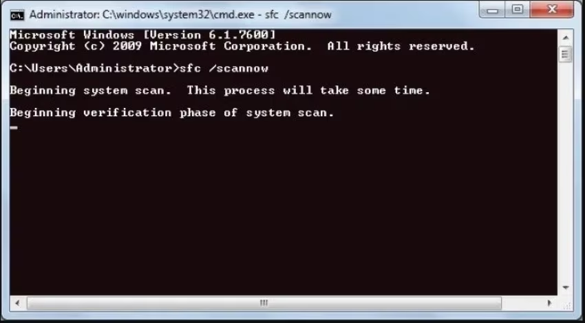 launch the command prompt