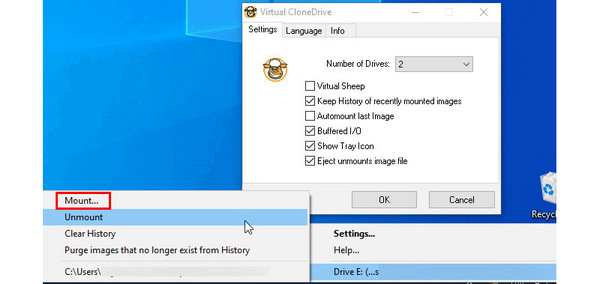 mount bin file to virtual drive software