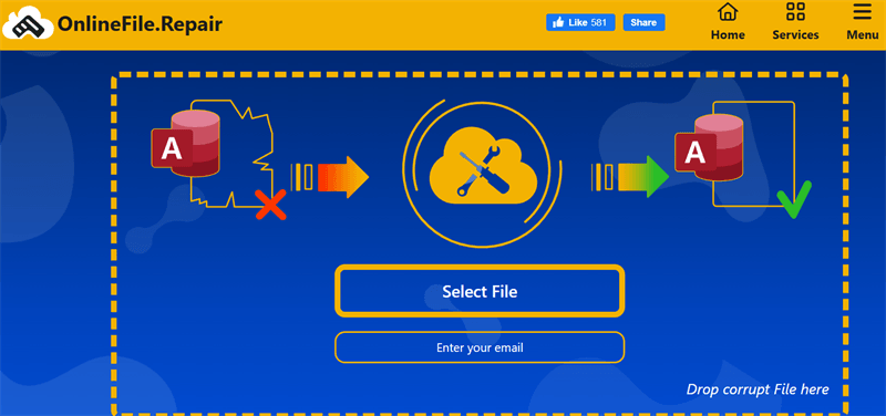 online file repair for ms acess file