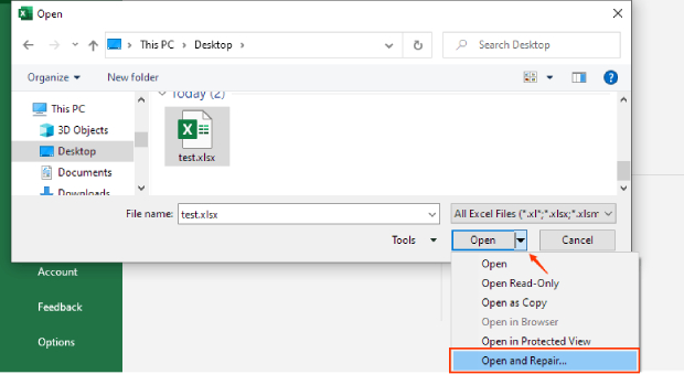 fix recovered excel files not opening-1