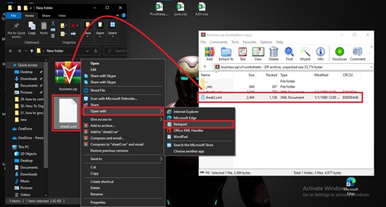 open-worksheet-with-notepad