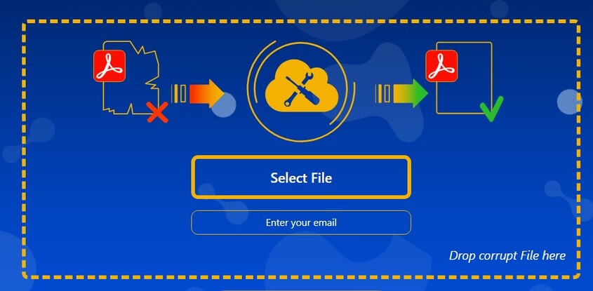 reparar pdf online com o onlinefile repair